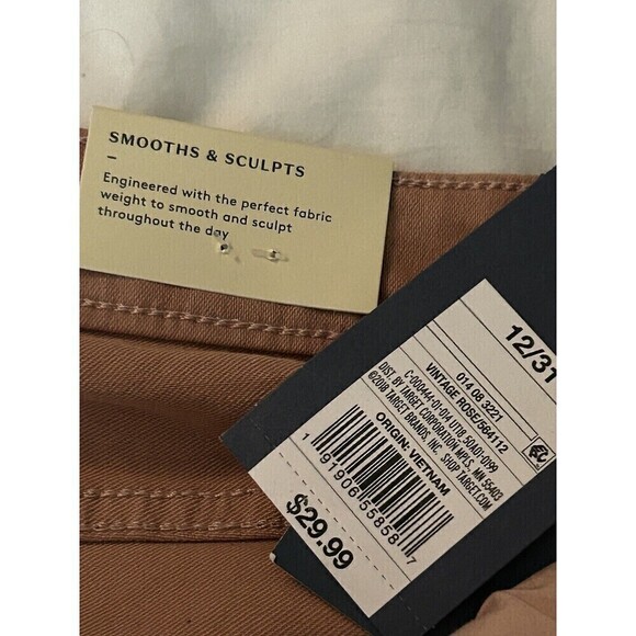 Universal Thread Women's High-Rise Cropped Skinny Jean 12/ 31 Vintage Rose NWT - Picture 15 of 16